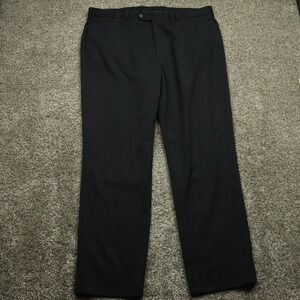 Brooks Brothers Madison Dress Pants Men's 40X30 Black Trousers